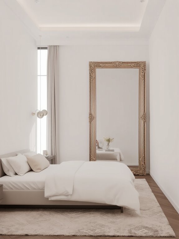 mirrors enhance small spaces