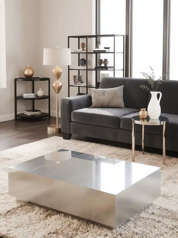 mix finishes for elegance