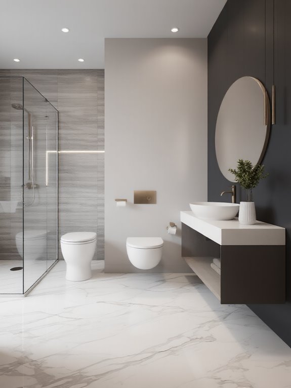 modern efficient wall mounted toilets