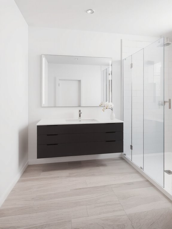 modern space saving bathroom design