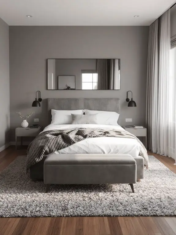 monochromatic bedroom design harmony