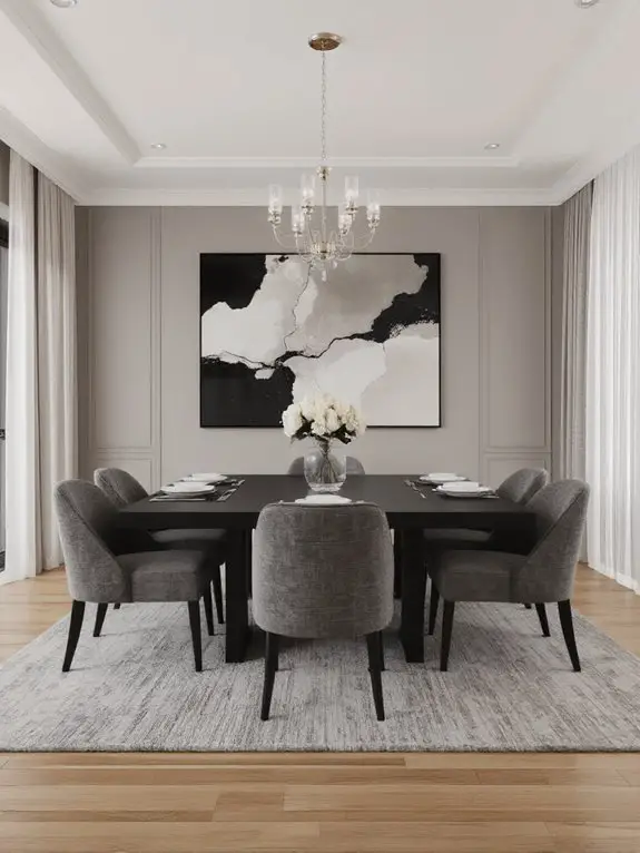 monochromatic elegance with textures