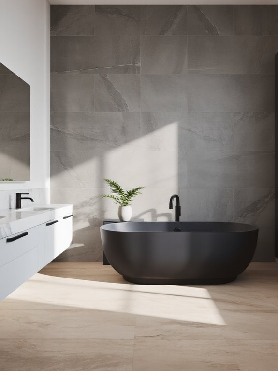 natural stone bathroom elegance