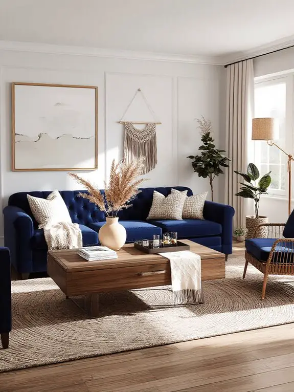 navy blue woven textures