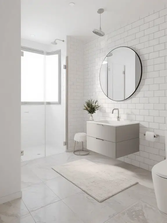 neutral grout enhances aesthetics