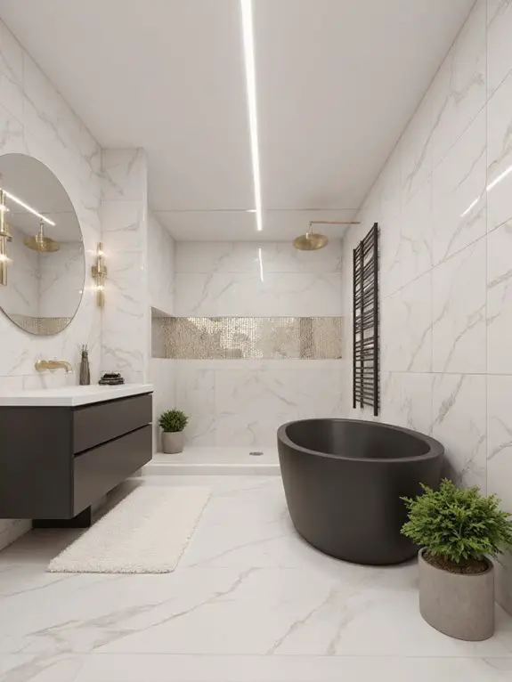 opulent small bathroom transformations