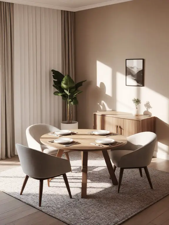 potted plants enhance ambiance