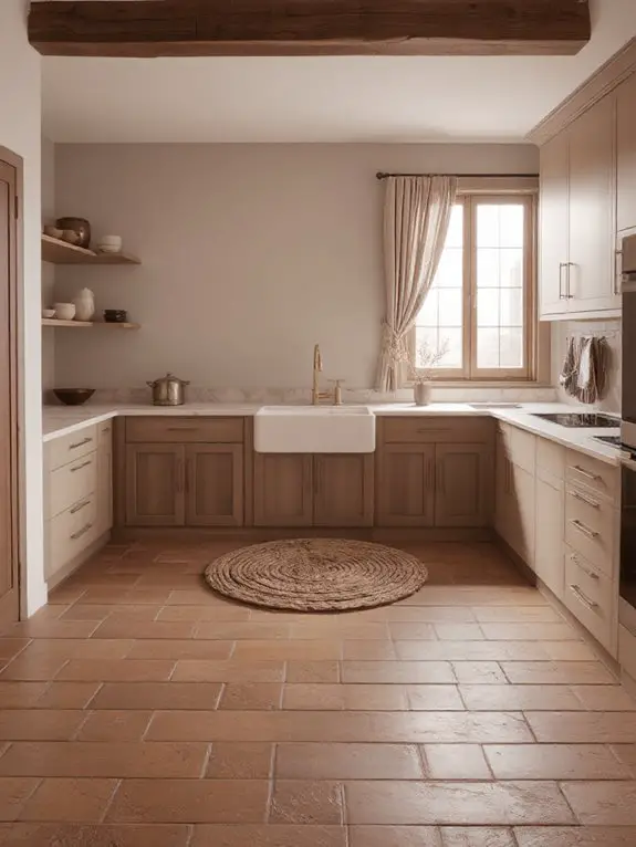 rustic earthy tile charm