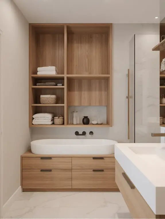 seamless bathroom storage solutions