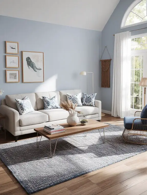 serene eclectic coastal decor