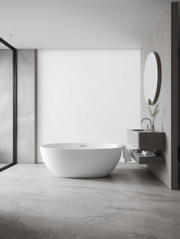 sleek durable concrete finishes
