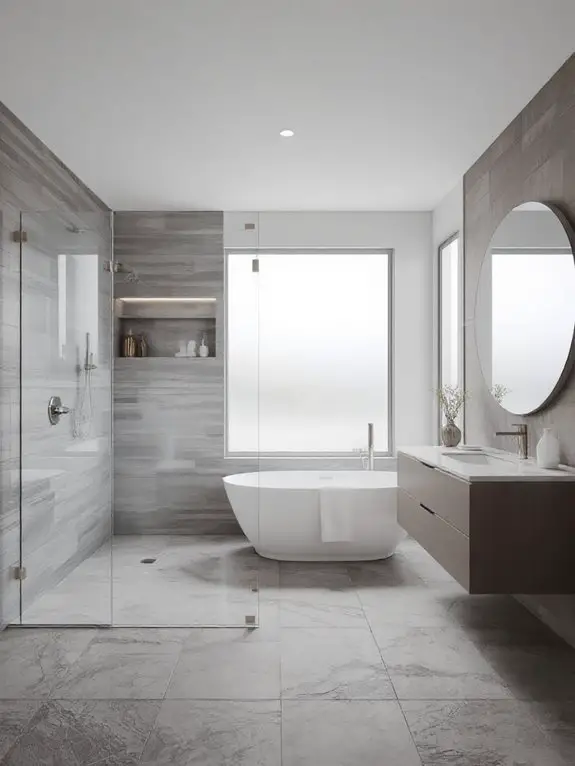 sleek modern low maintenance design