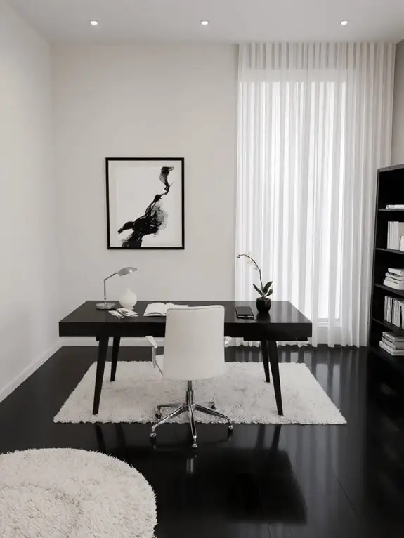 sophisticated black and white