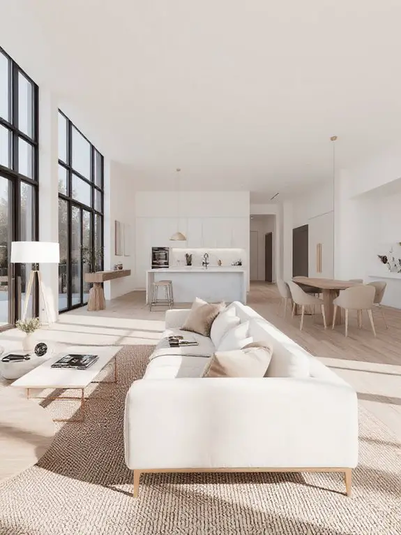 spacious bright inviting living