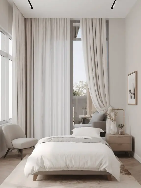 strategic curtain placement techniques