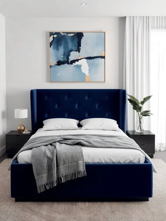 stylish luxury statement headboard