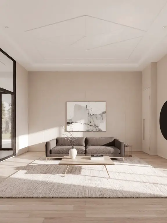 textured finishes enhance interiors