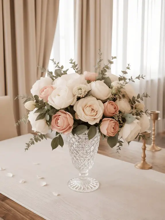timeless floral vintage displays