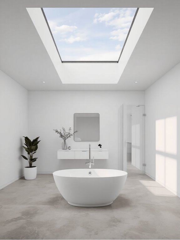 transform bathroom with skylights