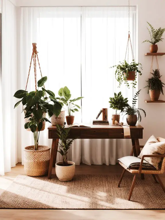 transformative greenery in workspace