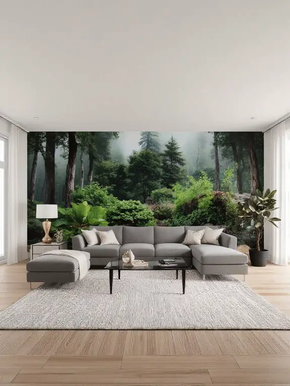 transformative oversized wall murals