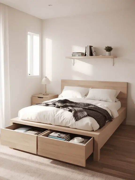 under bed book storage solutions