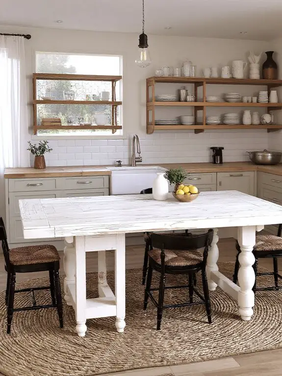 versatile rustic kitchen islands