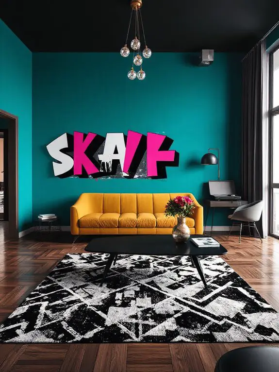 vibrant color combinations energize spaces