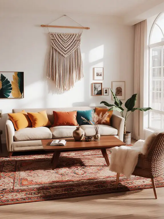 vibrant color combinations enhance interiors