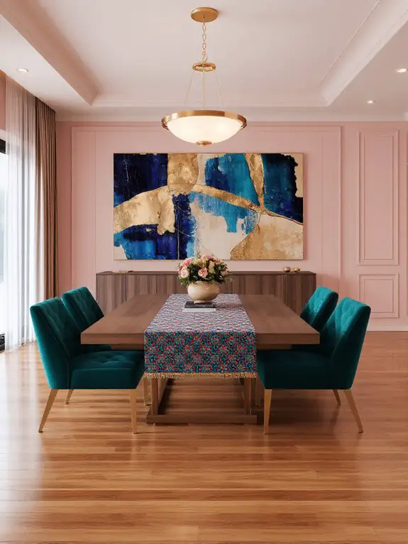 vibrant hues and decor