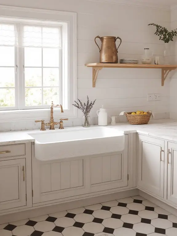 vintage farmhouse sink charm