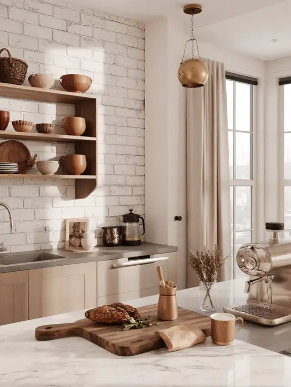 vintage meets modern kitchen