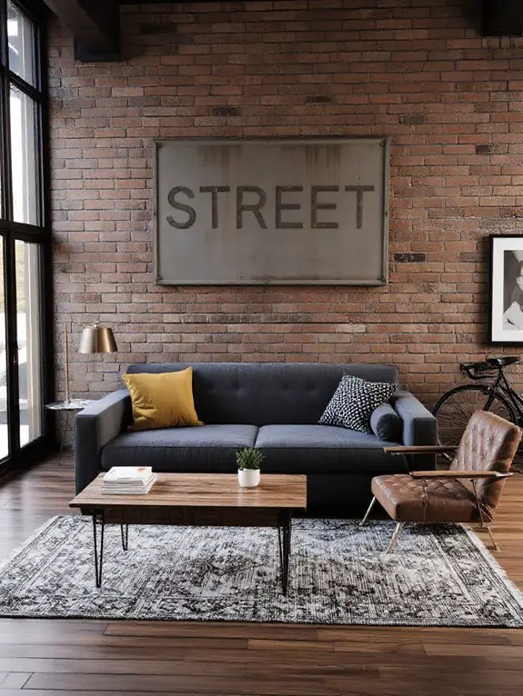 vintage signage adds character