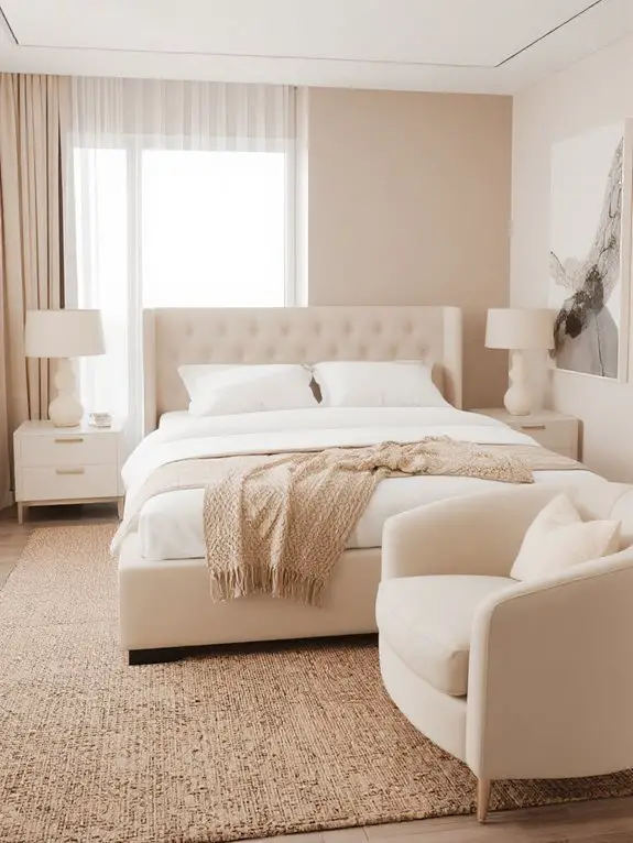 warm beige and cream layering