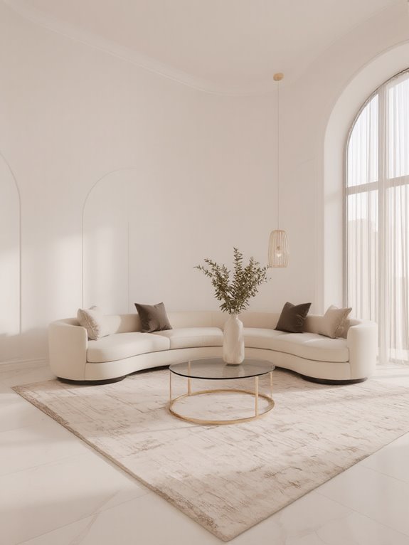 architectural curved wall elegance