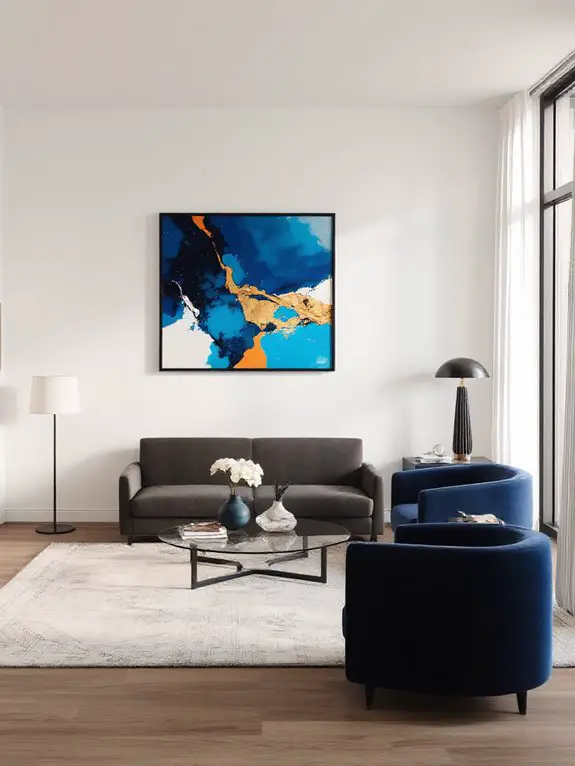 art centered furniture arrangement