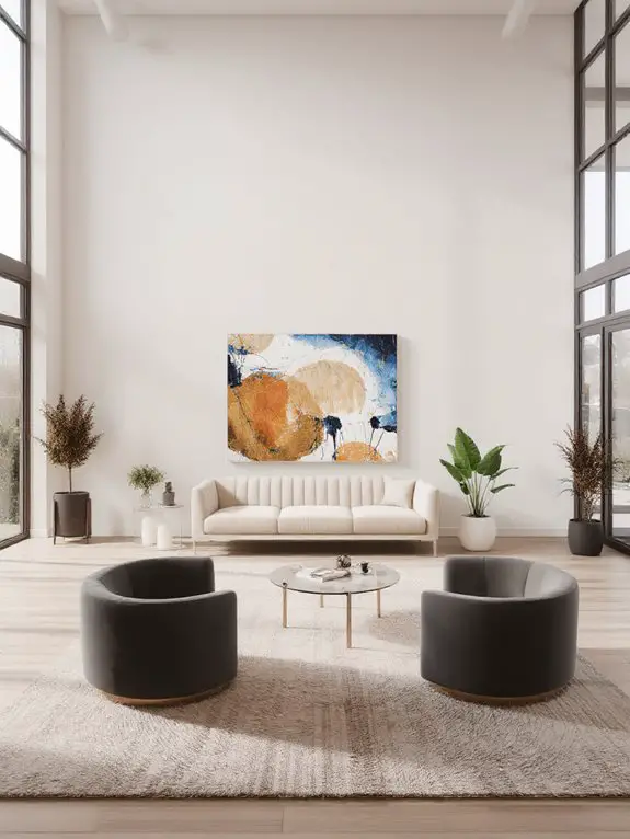 art enhances living space