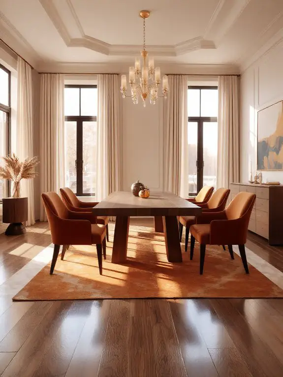 autumn textured rug warmth