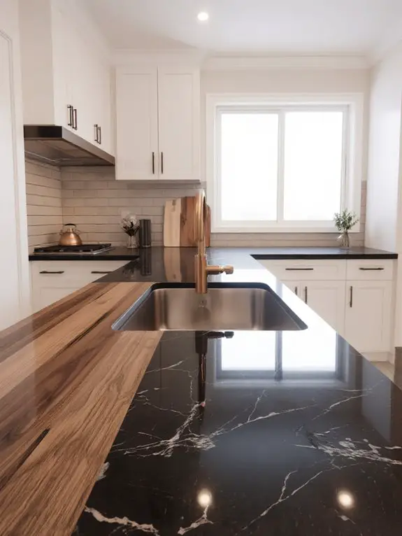 blend textures and tones