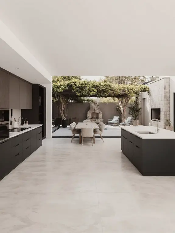 blending spaces with nature