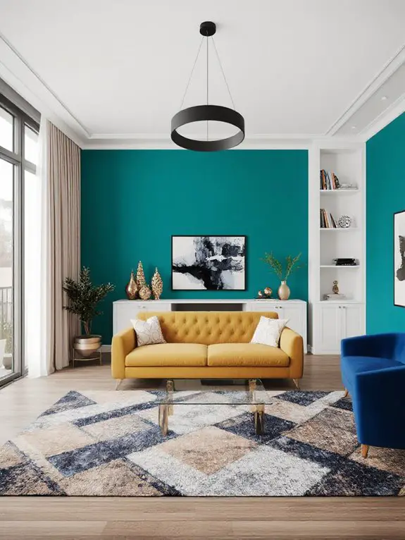 bold colors dynamic spaces
