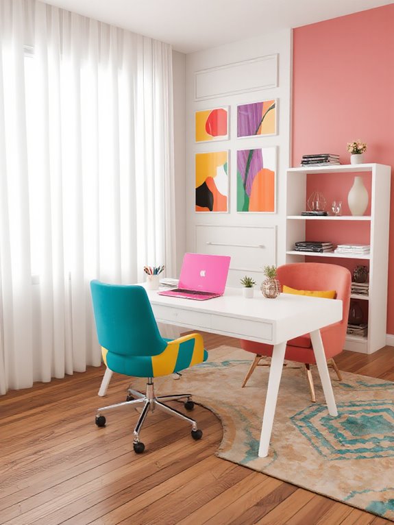 bold colors neutral balance