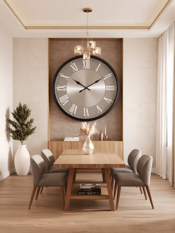 bold elegant clock statements