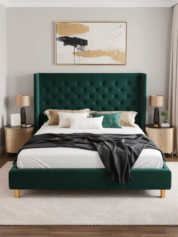 bold focal headboard statement