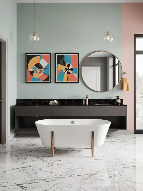 bold geometric artwork