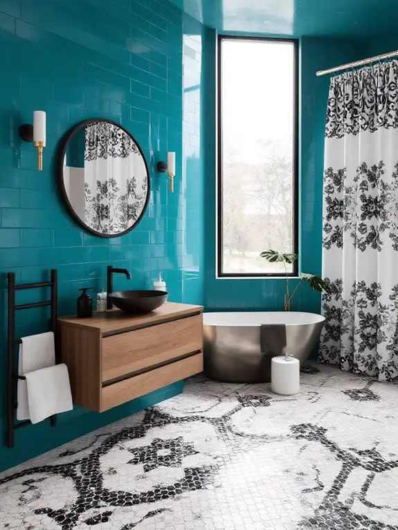bold geometric color contrast