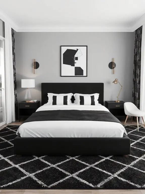 bold geometric contrast design