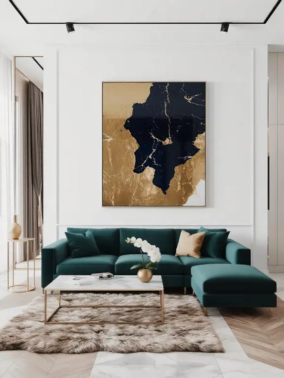 bold impactful eye level art