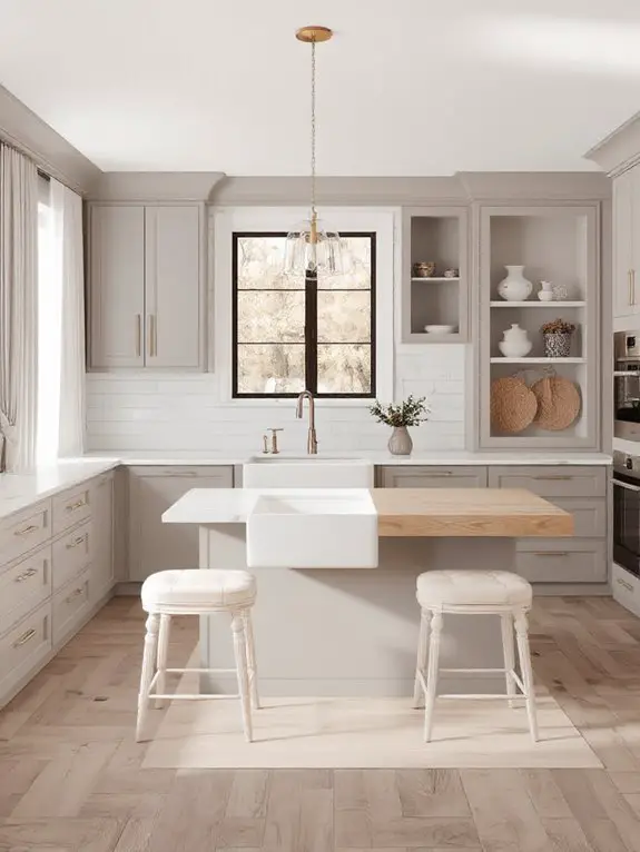 calm coastal taupe elegance