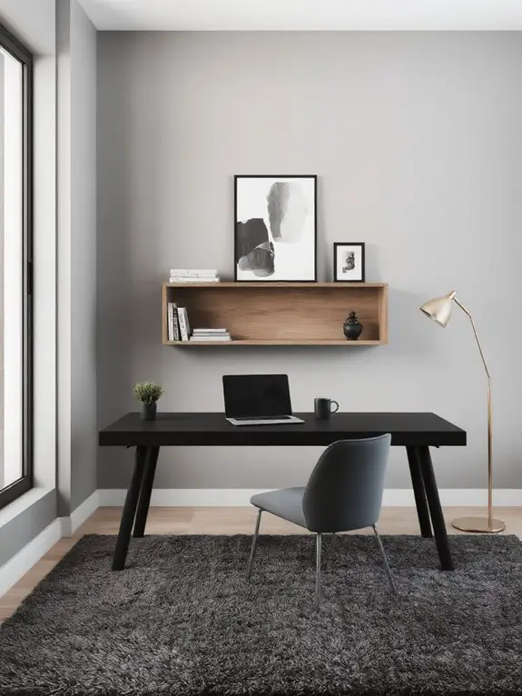 calm minimalist zen workspace